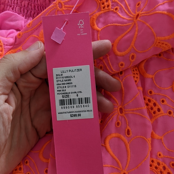 Kina Babydoll Eyelet Midi - Picture 7 of 7